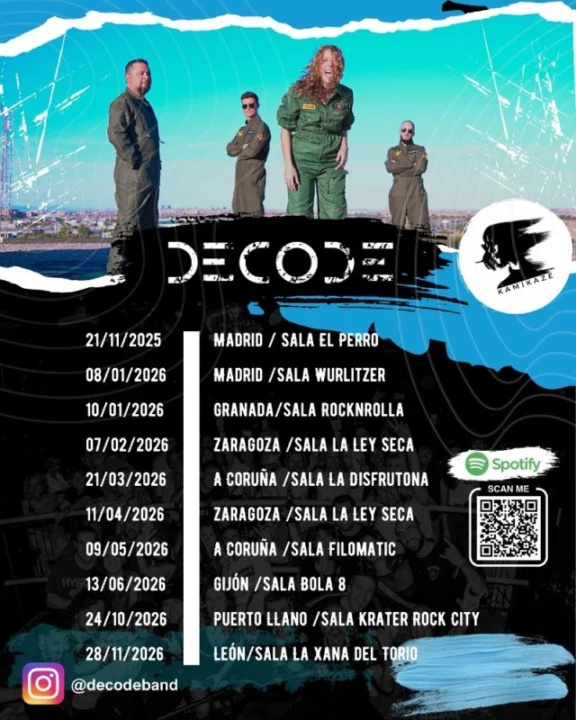 DECODE en Sala Krater Rock City