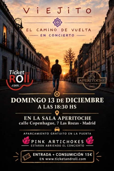 ViEJiTO en sala Aperitoche de Las Rozas (Madrid)