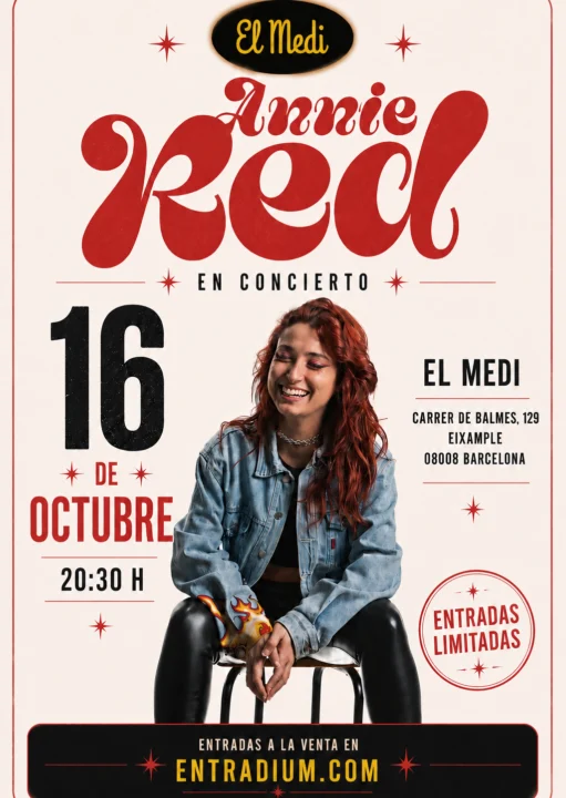 Annie Red en concierto · El Medi