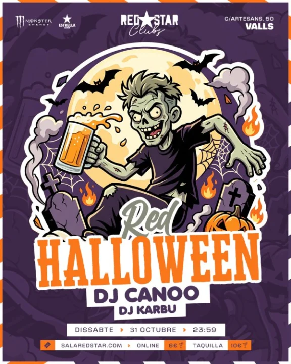 Red Halloween – 31 OCT @ RedStar (Valls)