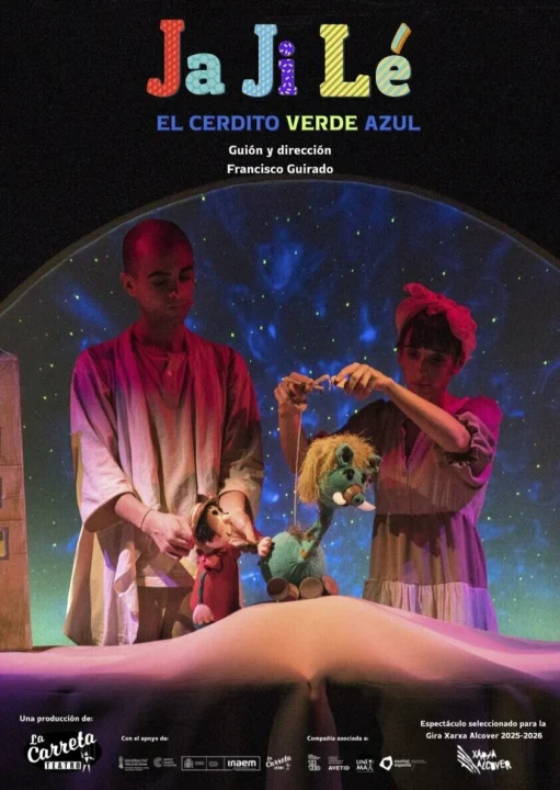 Jajilé, el Cerdito Verde Azul en Teatro Avanti