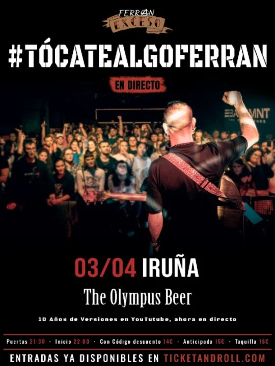 IRUÑA – #TócateAlgoFerran EN DIRECTO