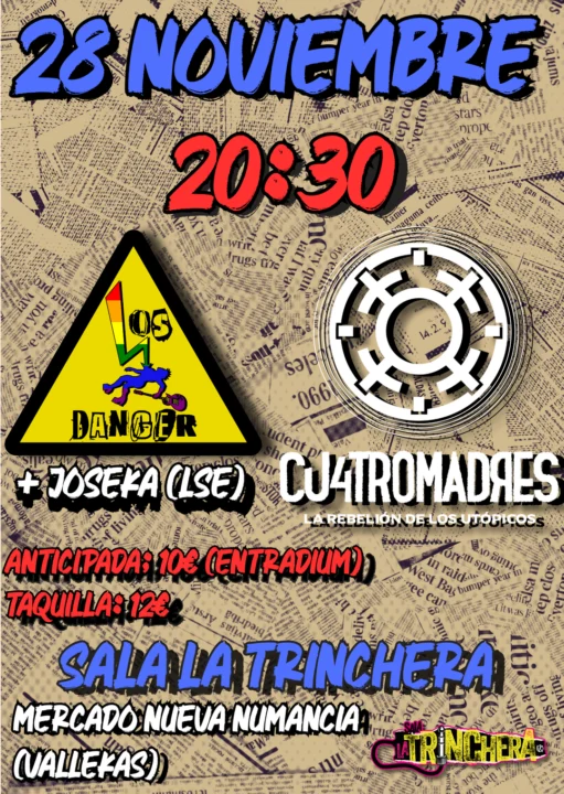 Cuatromadres y los Danger