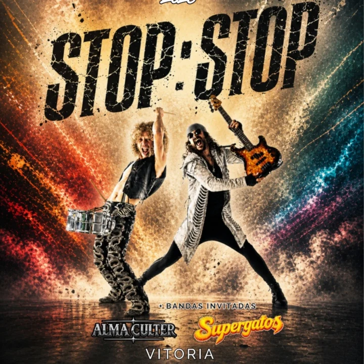 STOP STOP + ALMA CULTER + SUPERGATOS en Vitoria