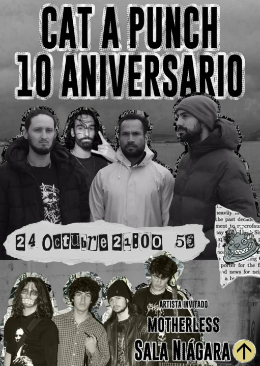 10º Aniversario CAT A PUNCH + Motherless