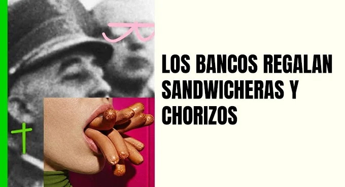 Los Bancos Regalan Sandwicheras y Chorizos en La Villarroel