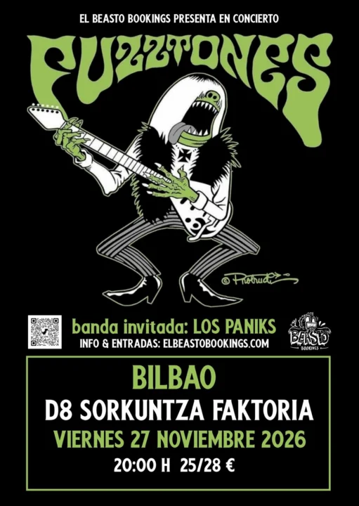 The Fuzztones + Los Paniks / Bilbao / D8 Sorkuntza Faktoria