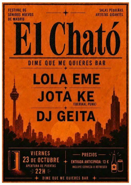 El Cható: LOLA EME + JOTA KE + DJ GEITA