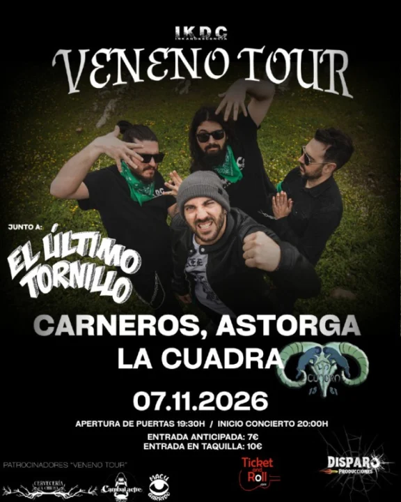 Inkandescencia Veneno Tour + El Último Tornillo