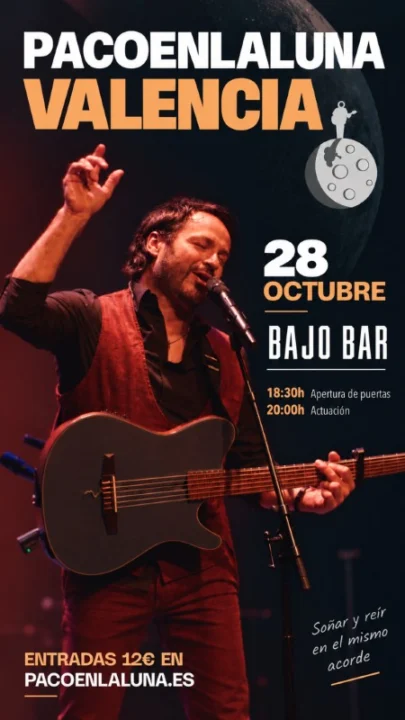 PACOENLALUNA en VALENCIA en BAJO BAR