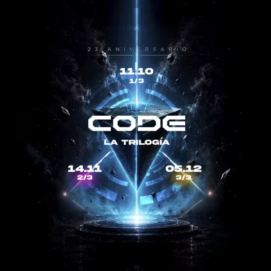 CODE 23 Aniversario, La Trilogía: Abono 3 días en Fabrik