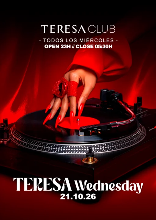 TERESA WEDNESDAY en Teresa club