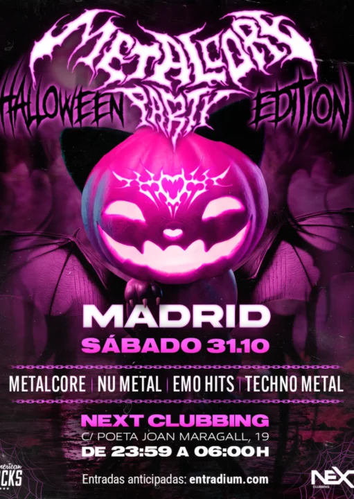 Metalcore Party, Halloween Edition en Next Clubbing