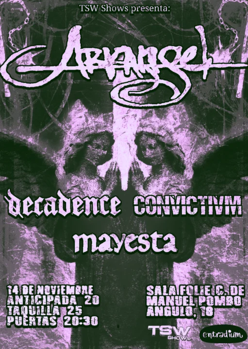 Arkangel-Decadence-Convictivm-Mayesta @Sala Folie