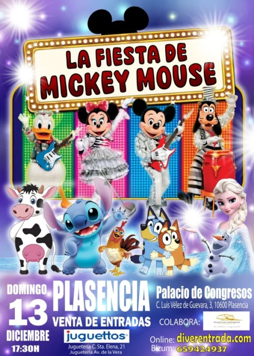 La Fiesta de Mickey Mouse en Plasencia