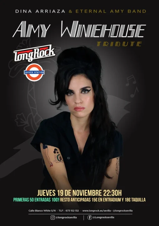 Dina Arriaza & Eternal Amy Band (tributo a Amy Winehouse)