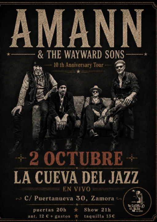 Amann and the Wayward Sons en Zamora