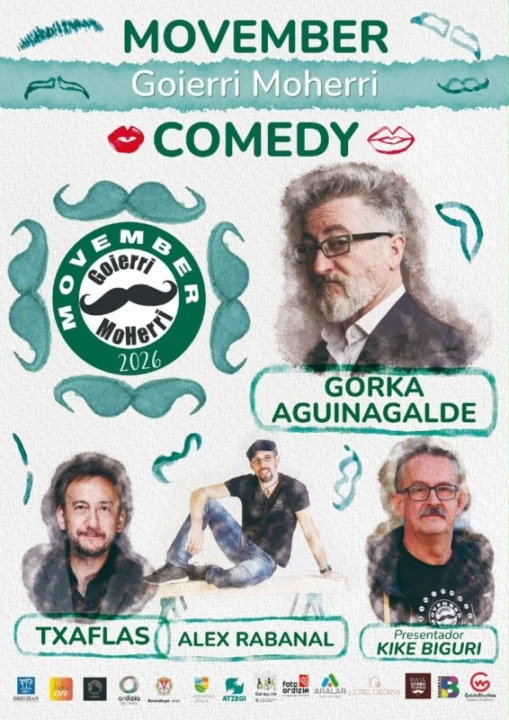 Movember Goierri Moherri Comedy 2026