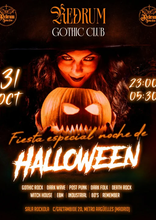 - Noche de Halloween en RedRum Gothic Club ( Sala Rockola )