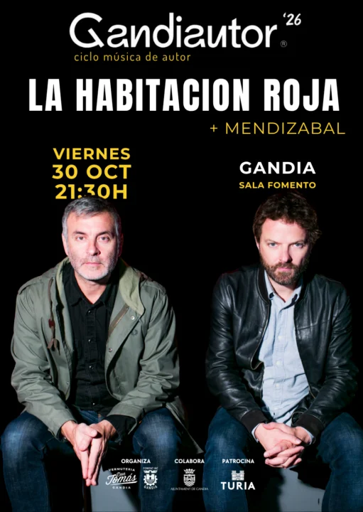 La Habitación Roja + Mendizabal. Gandiautor'26 en Fomento