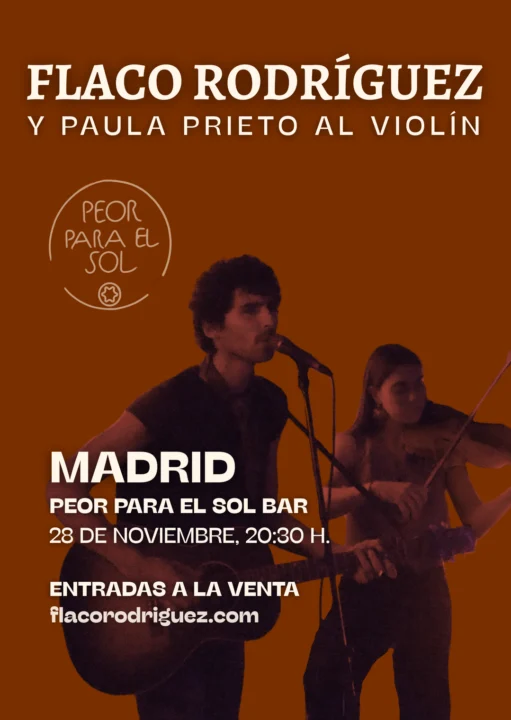 Flaco Rodríguez con Paula Prieto al Violín