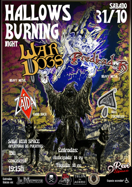 Hallows Burning Night en Revi Space