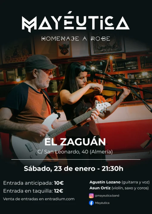 Concierto de Mayéutica (Homenaje a Robe)