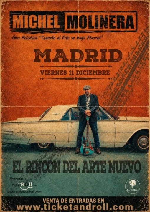 Michel Molinera acústico en El Rincón del Arte Nuevo
