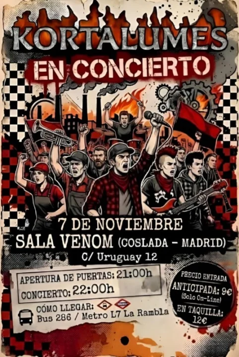 kortalumes en concierto