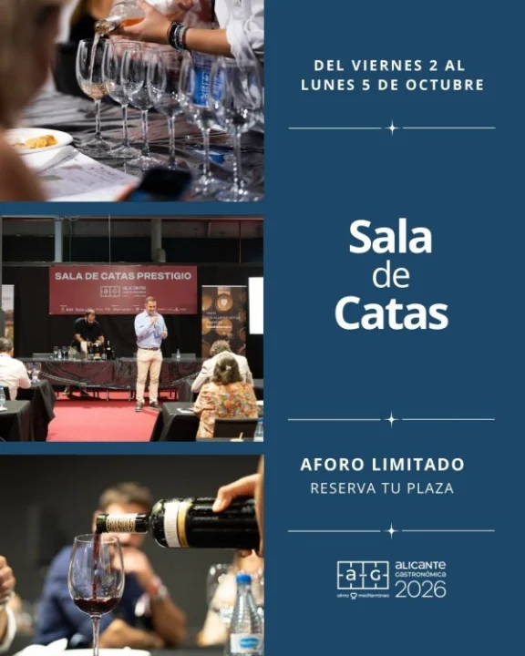 ALICANTE GASTRONÓMICA 2026. CATAS LUNES 5 OCTUBRE