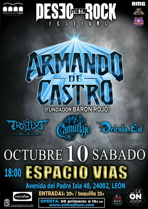 Deseo metal rock in Leon Armando de Castro,Delenda Est el trastero ,Camuflaje