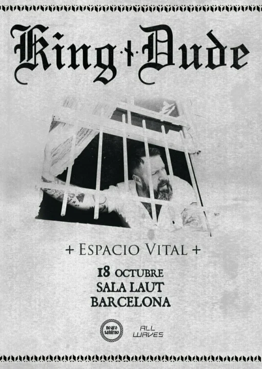King Dude (US) + Espacio Vital (SP)_Barcelona_Southern Gothic_Folk