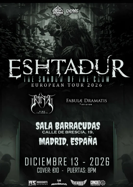 ESHTADUR – KING – Fabulae Dramatis ( The Shadow Of The Crow European Tour)