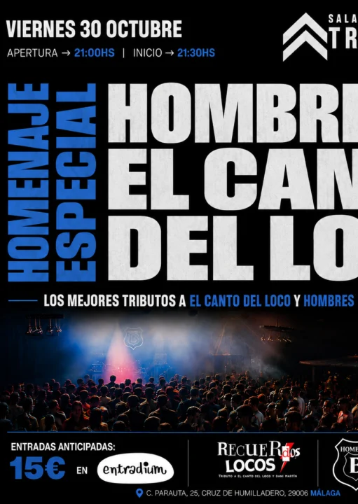 HOMENAJE ESPECIAL: EL CANTO DEL LOCO & HOMBRES G en Sala La Trinchera