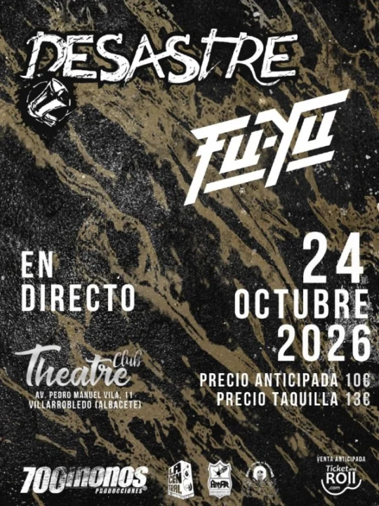 En concierto DESASTRE + FU-YU