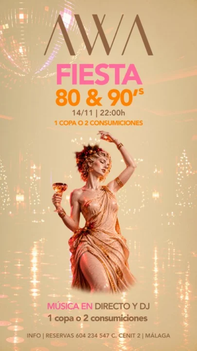 Fiesta de 80 y 90