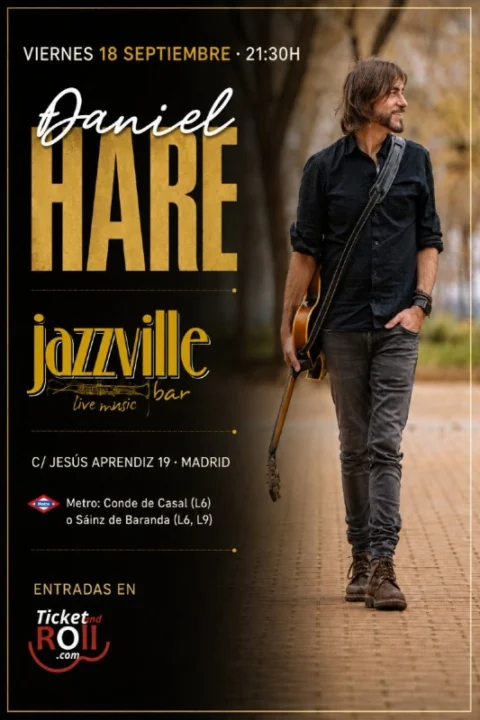Daniel Hare en Madrid en Sala Jazzville