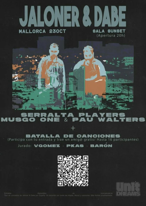 Jaloner & Dabe en Mallorca + Serralta Players, Pau Walters & Musgo One