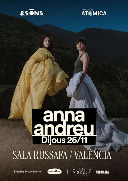 Anna Andreu a la Sala Russafa (final de gira a València)