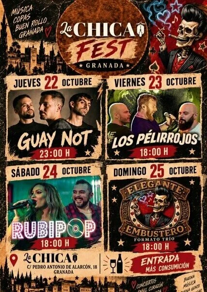 la CHICA FEST. Actuación de Rubipop 2026