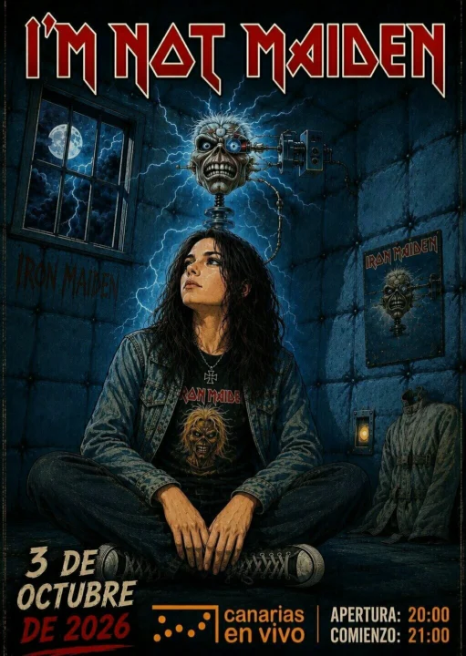 I'M NOT MAIDEN TRIBUTO A IRON MAIDEN EN CANARIAS EN VIVO en Canarias en Vivo