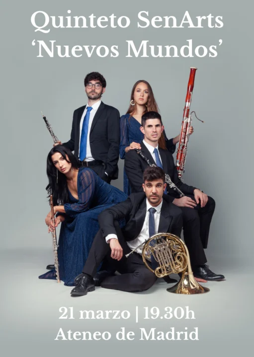 Salón del Ateneo: Quinteto SenArts -‘Nuevos Mundos’