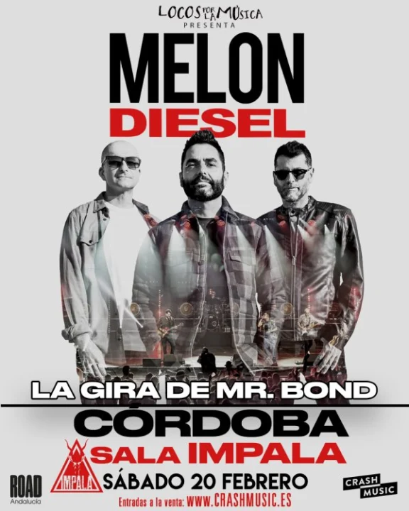 Concierto Melon Diesel - Sala Impala - Sábado 20 de Febrero