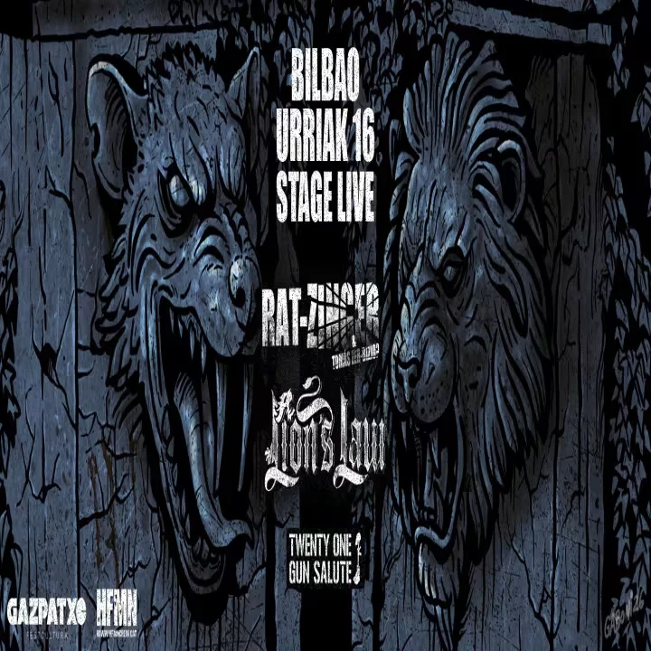 Rat-Zinger + Lion’s Law (+ 21 Guns Salute) – Sala Stage Live