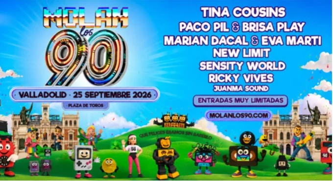 Molan los 90 en Plaza de toros de Valladolid