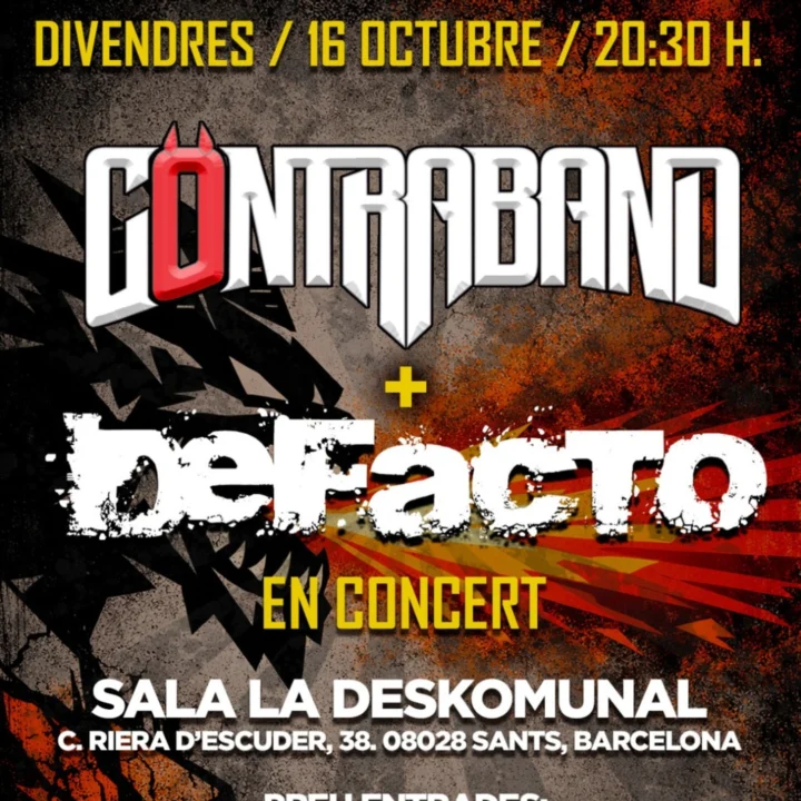 CÖNTRABAND + DEFACTO a La Deskomunal