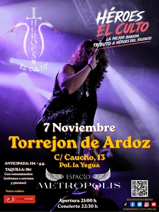 Héroes el culto. Torrejón de Ardoz. Espacio Metropolis