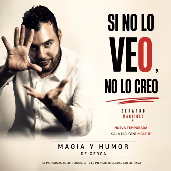 Si no lo veo, no lo creo en la Sala Houdini