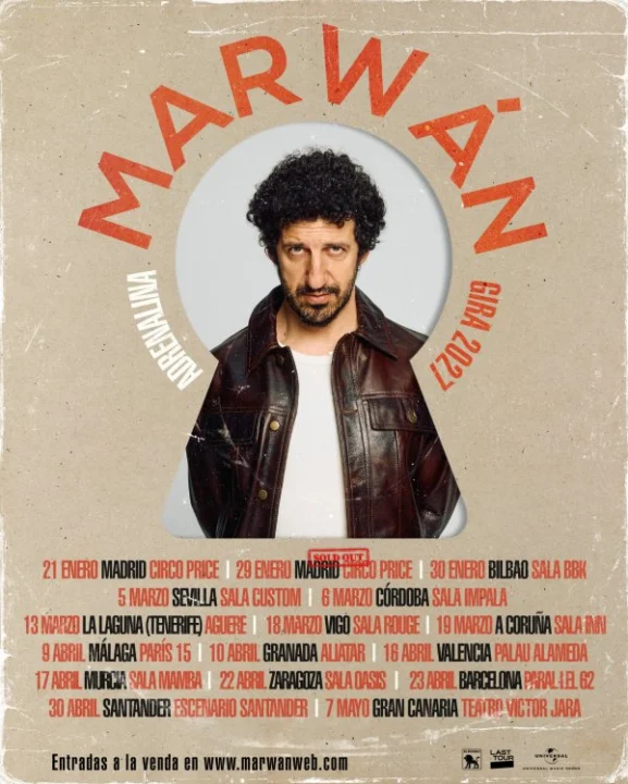 Marwán – Gira Adrenalina 2027